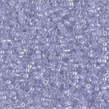 Miyuki delica beads 15/0 - Transparent light lavender luster DBS-1476